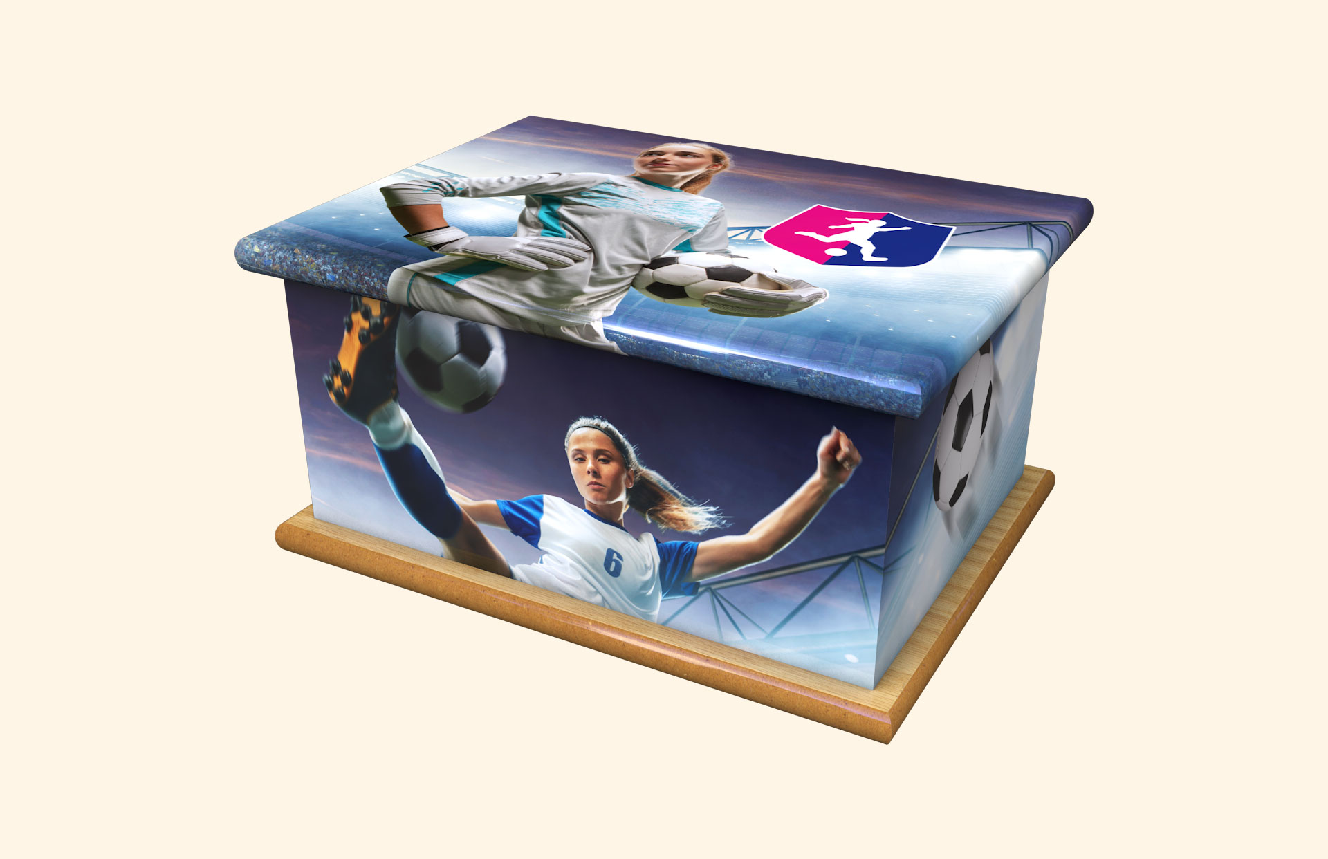 Girls League adult ashes casket